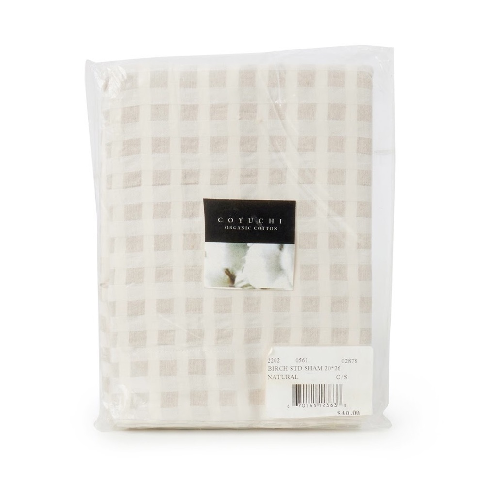 COYUCHI ORGANIC COTTON PILLOW SHAMS